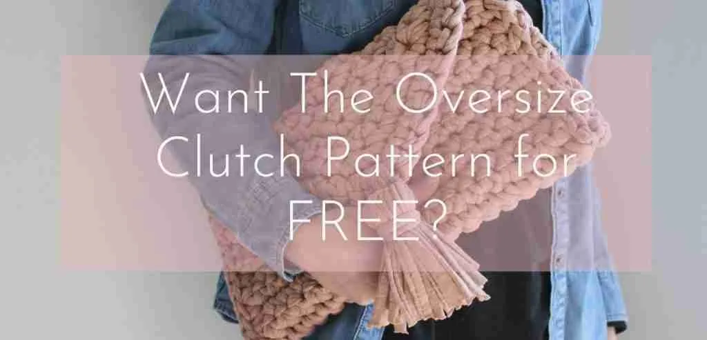 T shirt yarn clutch pattern sign up